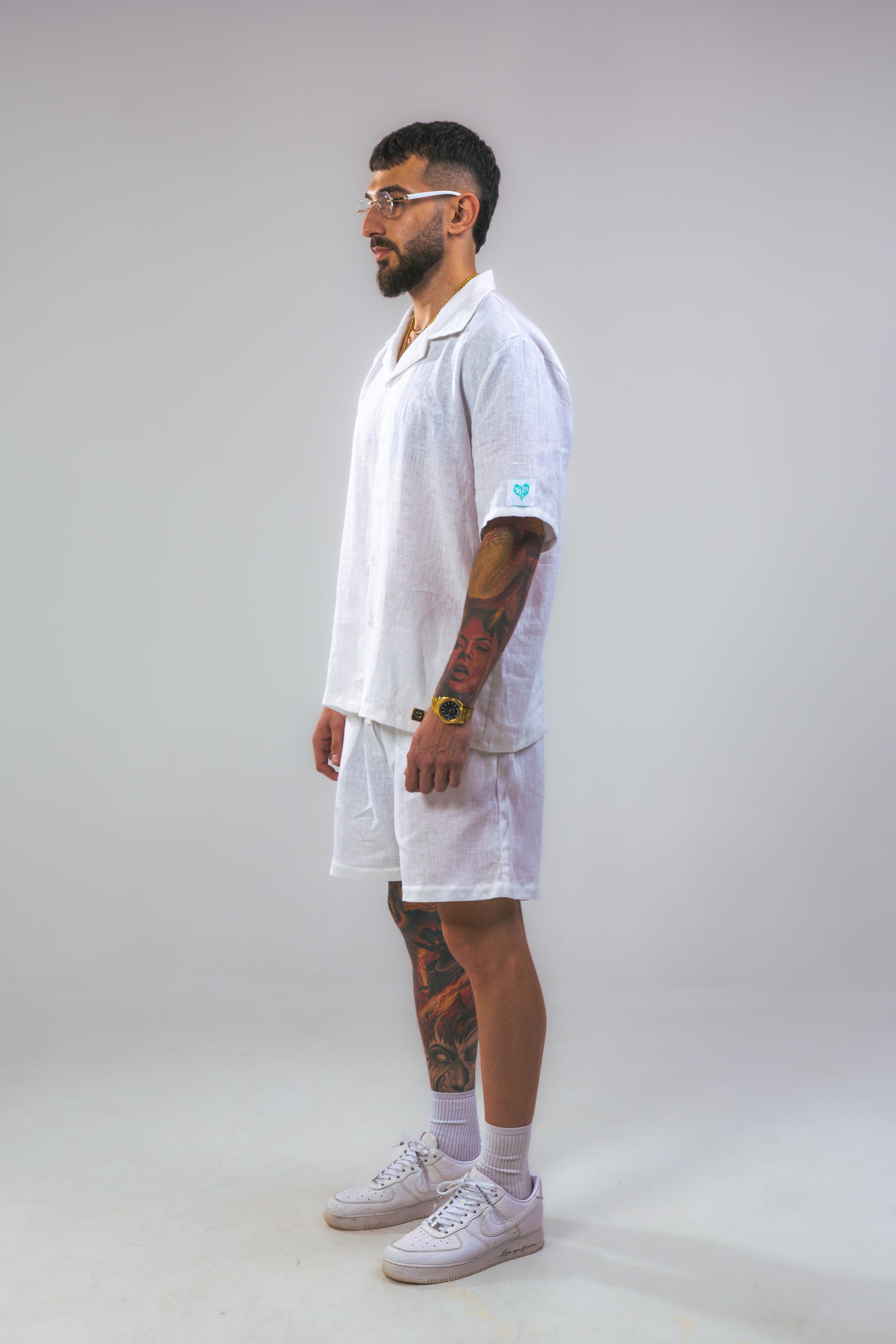 White Linen Summer Set