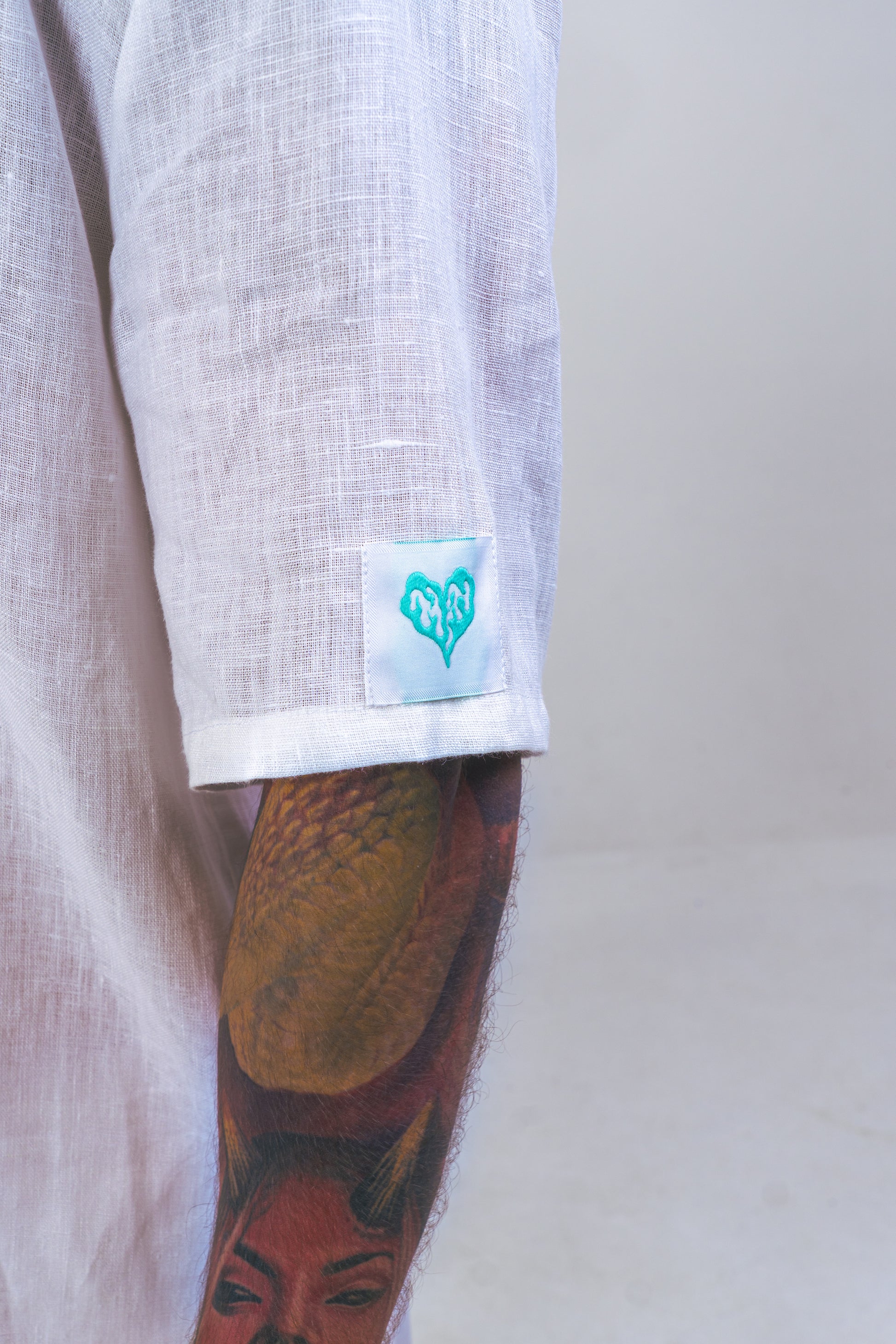 White Linen Summer Shirt
