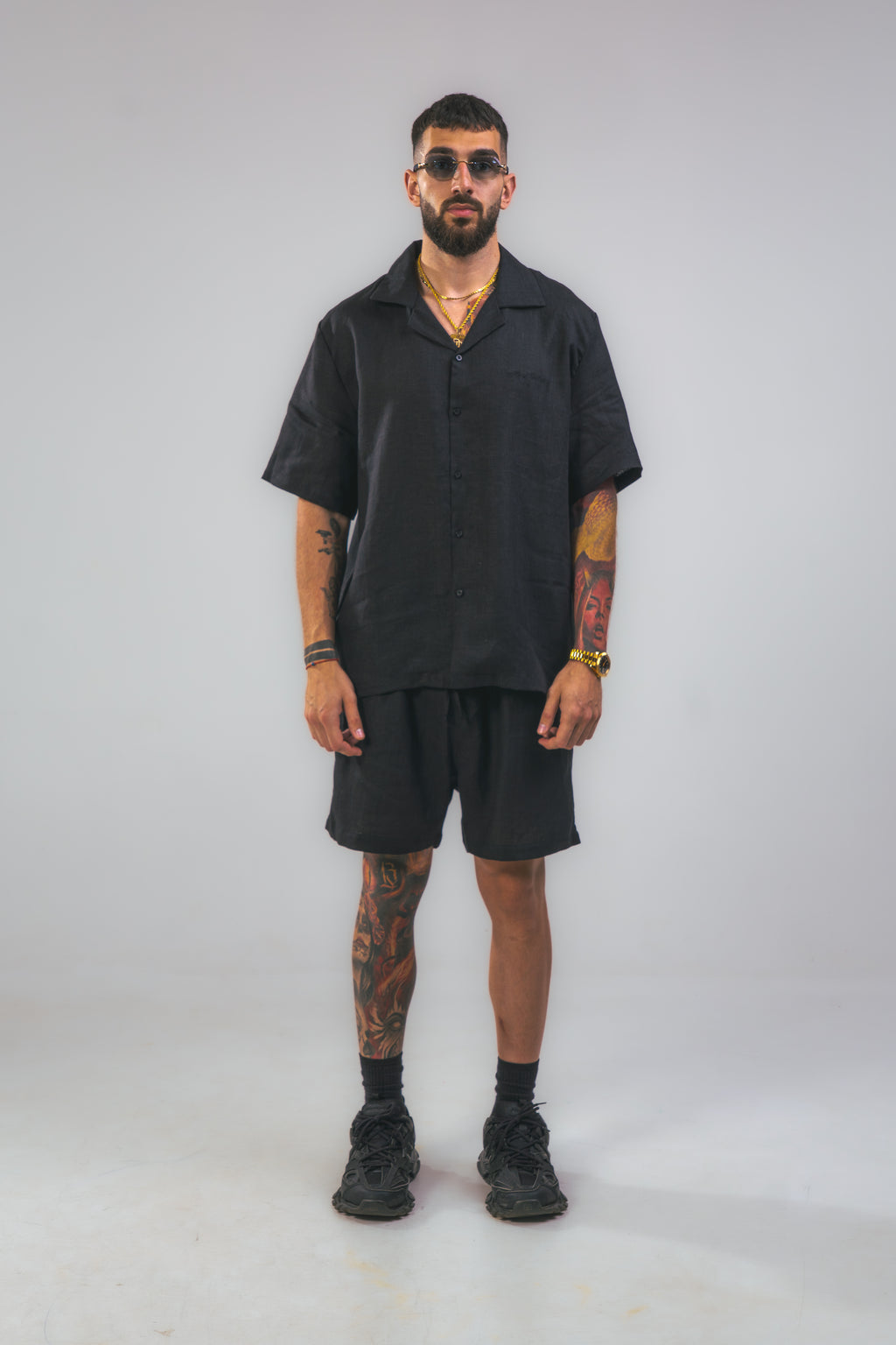 White Linen Summer Shorts